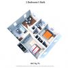 2 Bedroom 1 Bath